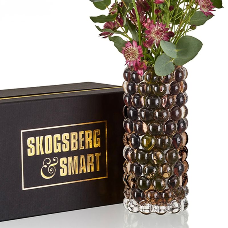 Vase Hurricane Boule - Tobacco