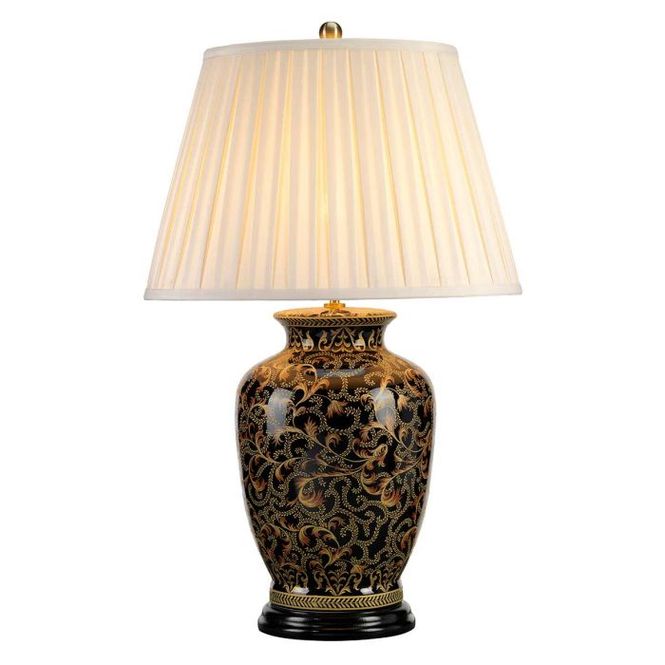 Hovedbilde Morris Large - Bordlampe i keramikk m/kremfarget ...