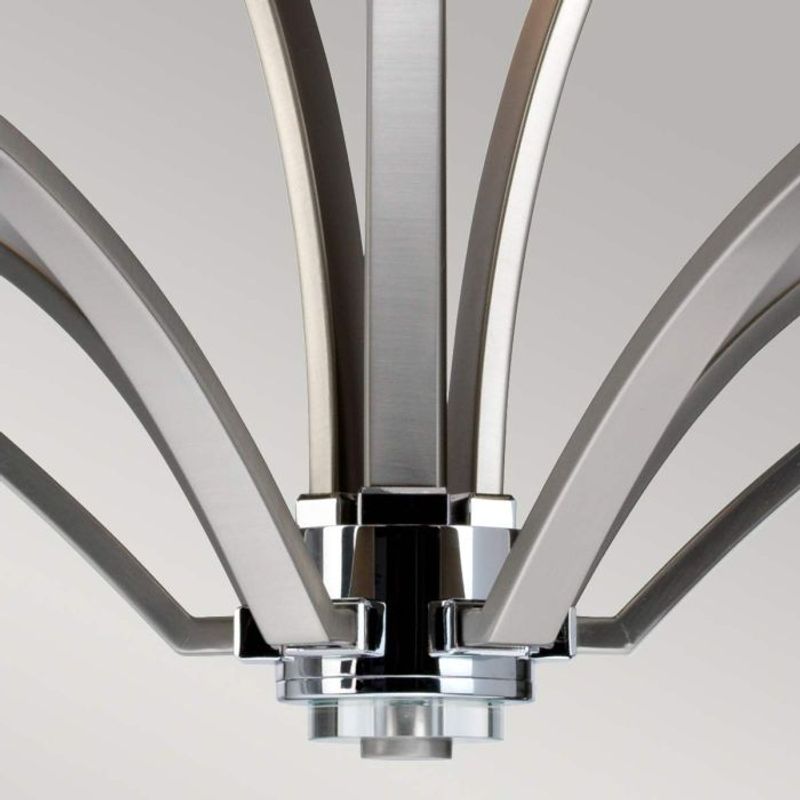 Prospect Park - Taklampe i nikkel m/krom
