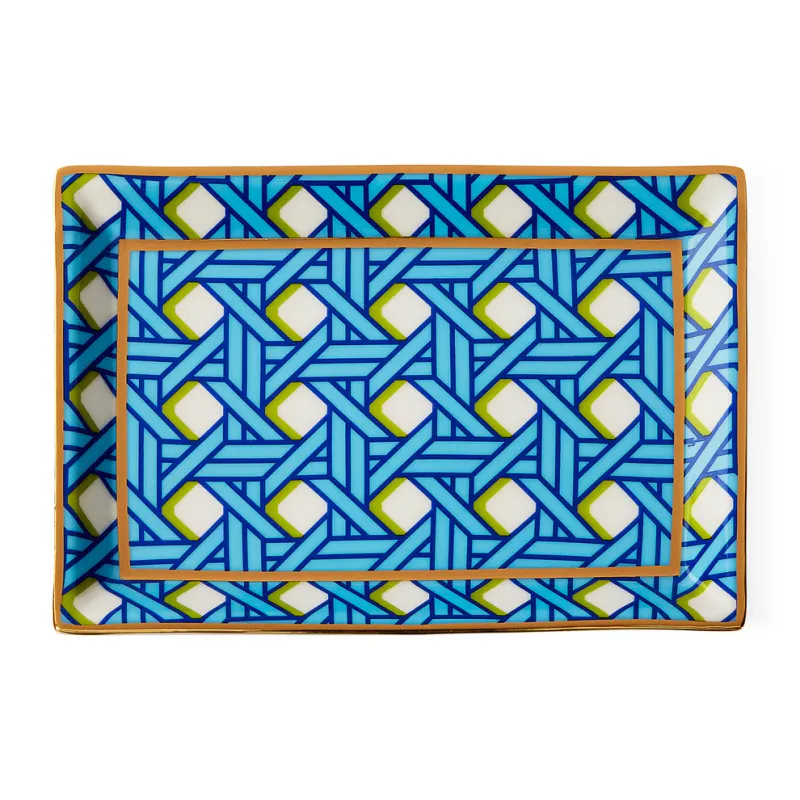 Jonathan Adler - Basketweave Rectangle Tray