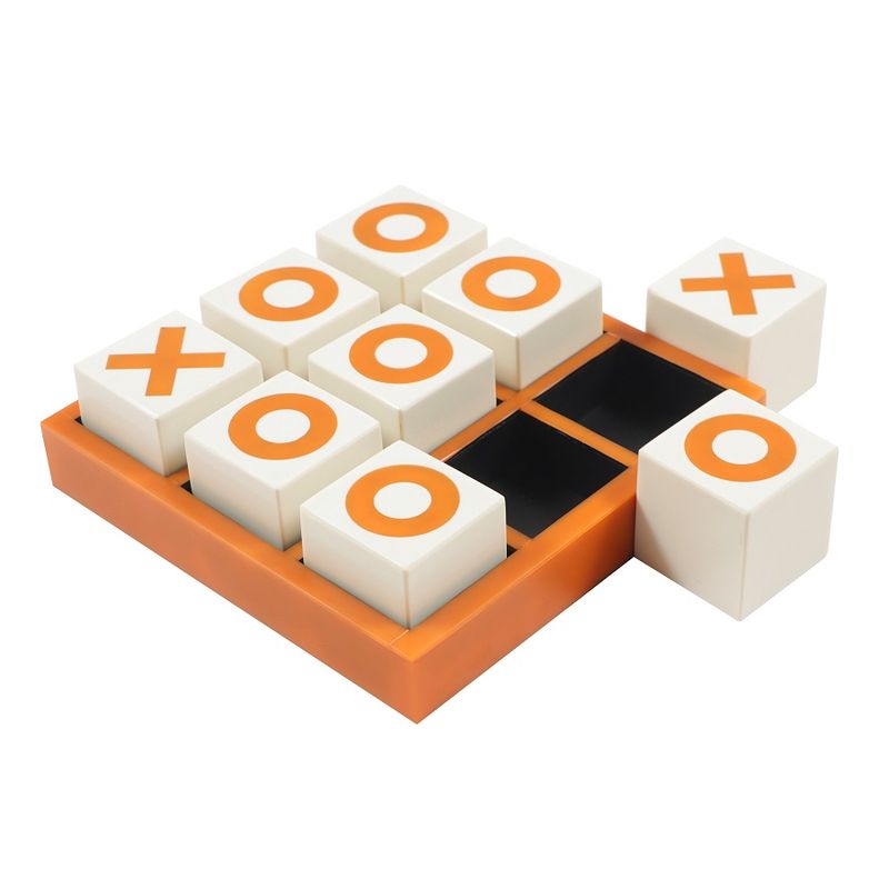 Tic Tac Toe - Spill m/oransje og hvite brikker