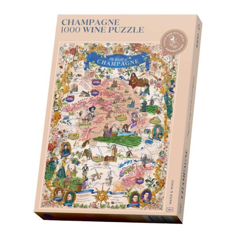 Champagne - Vinpuslespill 1000 brikker