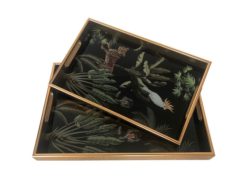 Tray Jungle Medium - Serveringbrett m/håndtak