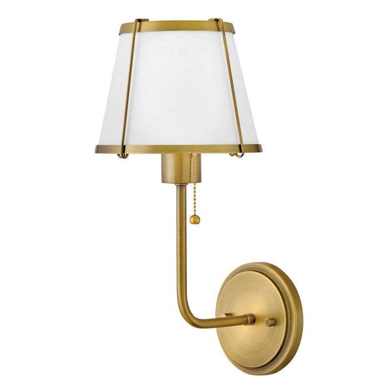 Clarke - Vegglampe i mørk messing