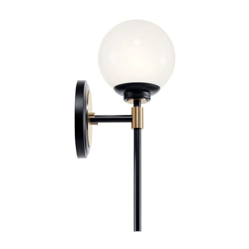 Benno - Vegglampe m/glasskuppel