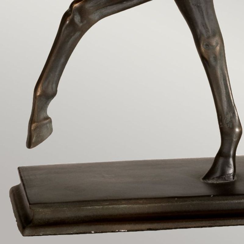 Dorado Bordlampe - Statue av hest m/lampeskjerm
