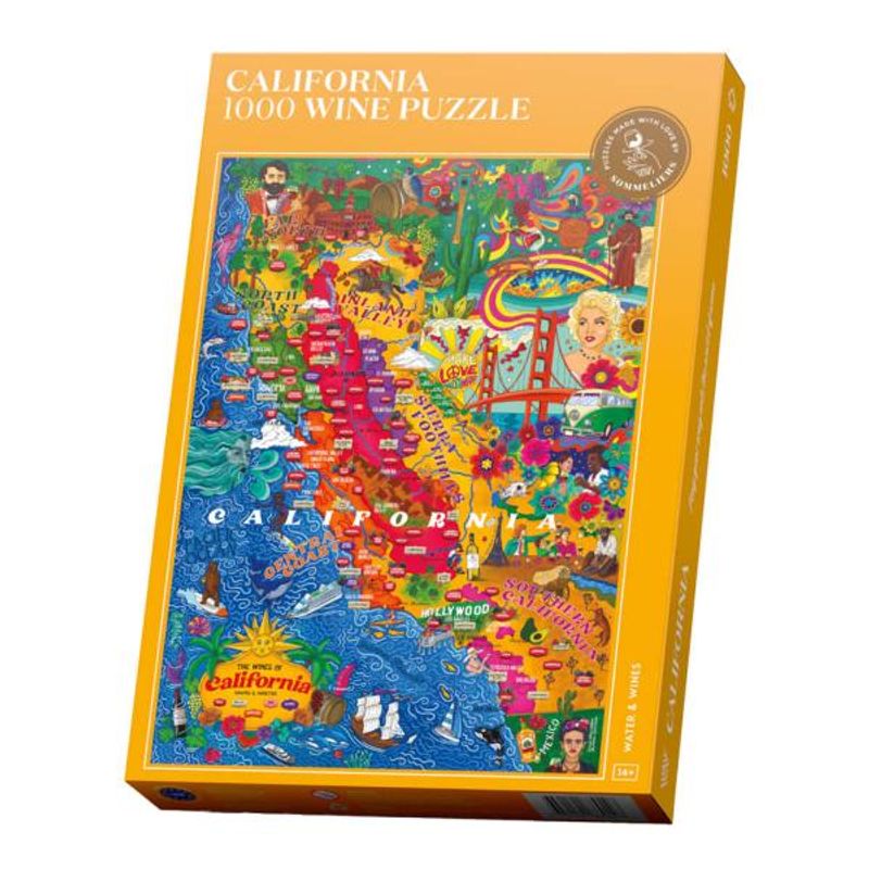 California - Vinpuslespill 1000 brikker